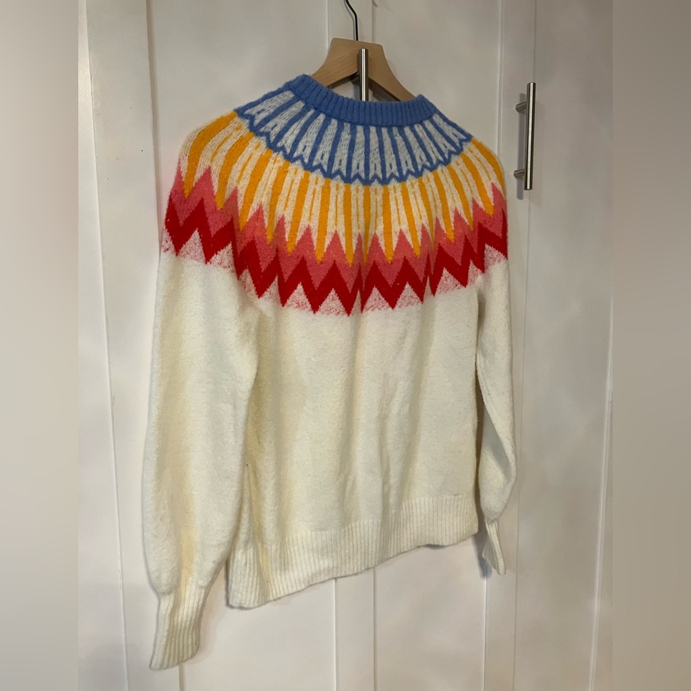 French Connection Neya Fair Isle multicolor Sweater - Picture 7 of 7